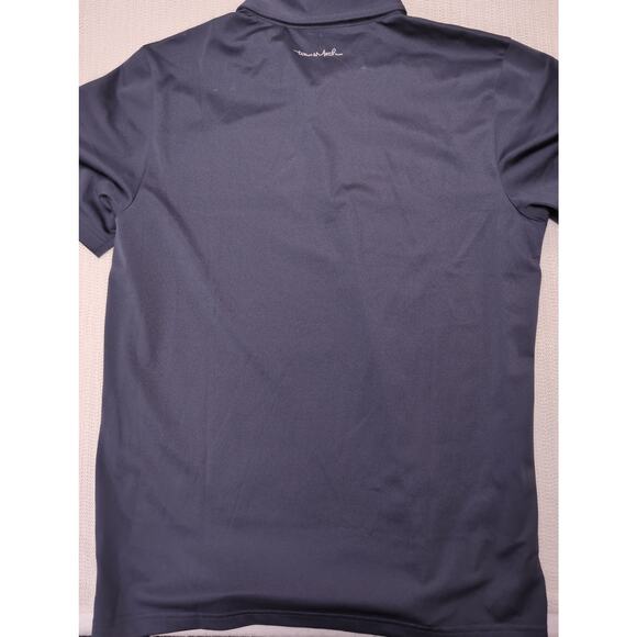 Travis Mathew Cabana Stripe Navy Blue Performance Golf Polo Shirt Size Large - Picture 3 of 5